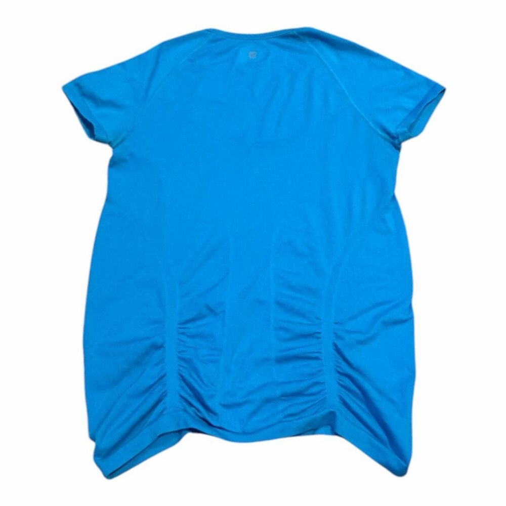 ATHLETA Fastest Track Tee Running Top Flash Blue Large Style #438563 - Picture 3 of 5